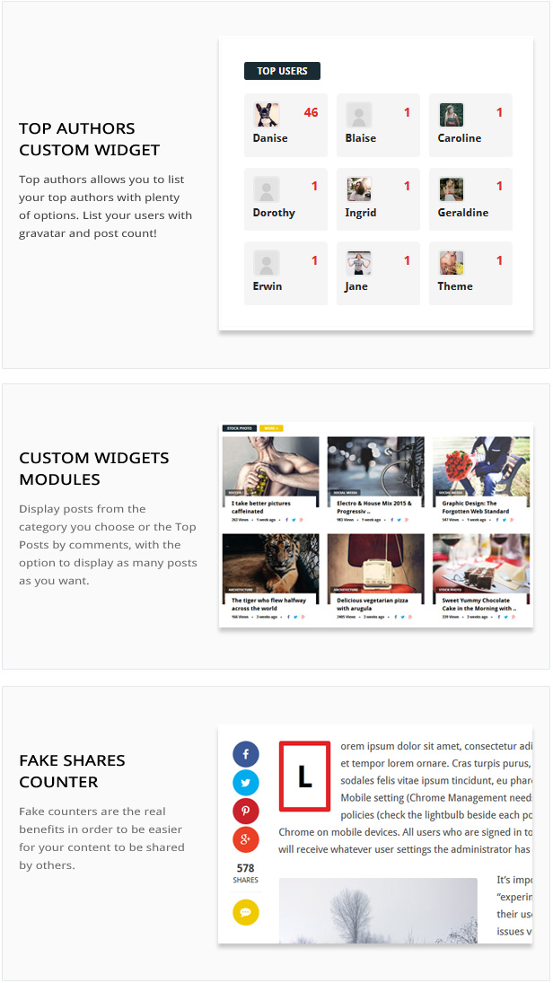 Omago News - Tema de membresía de perfil de usuario y uso compartido de contenido - 2