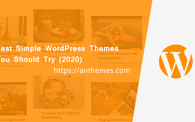 simple wordpress themes