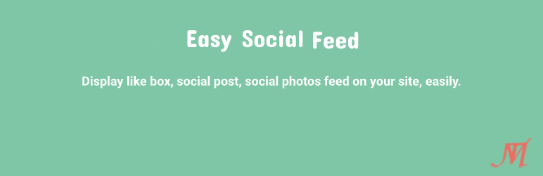 Easy Social Post Feed WordPress plugin